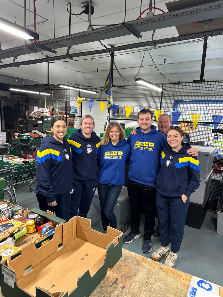 How did you spend New Year’s Eve? 🎉

Three superstars from <a href="/afcw_women/">AFC Wimbledon Women</a>  <a href="/KJWhelan10/">Kelly-Jade Whelan</a>  <a href="/EllieDorey/">Ellie Dorey.</a> and <a href="/rosierussell31/">Rosie Russell</a> spent the day volunteering with us here at DLAG alongside regular volunteers Megan, Ben and Barry. 

Kelly-Jade said: “Last week, myself, Ellie and Rosie had the