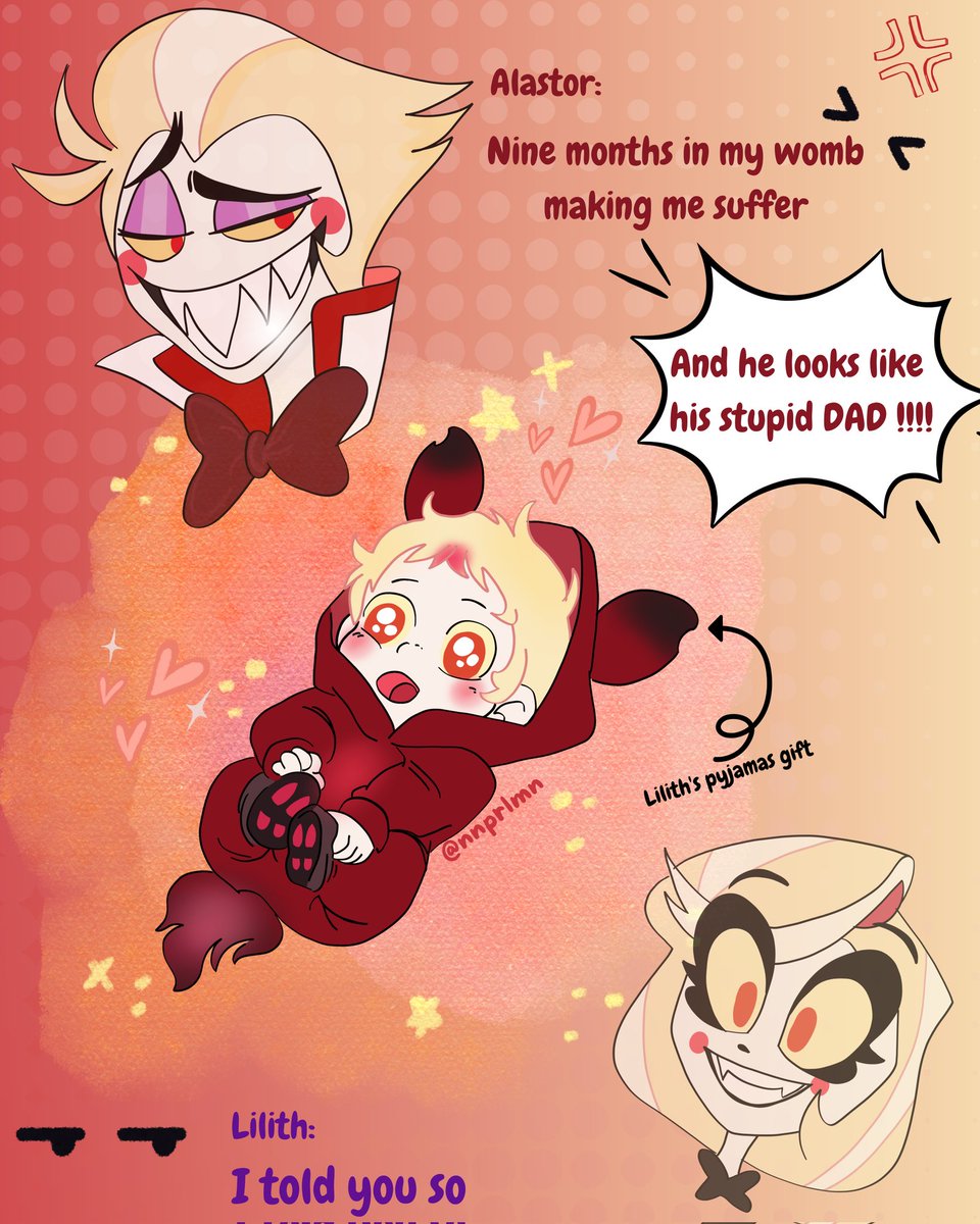 Alastor did not heed Lilith's warnings 🤭 #alastorxlucifer