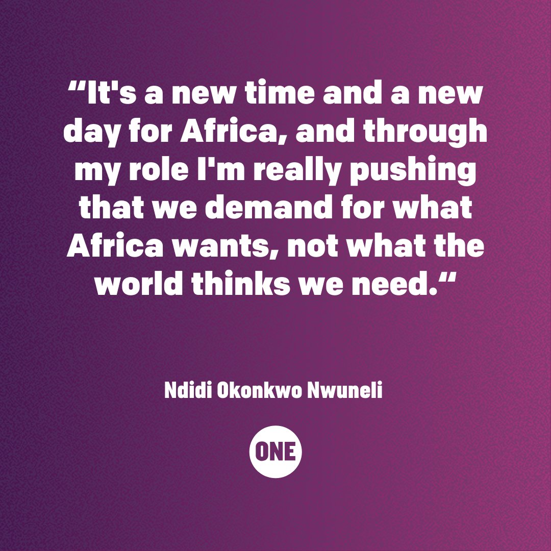 Our CEO <a href="/ndidiNwuneli/">Ndidi Okonkwo Nwuneli</a> is working to build more bridges between Africa and the rest of the world and help Africans define the future they deserve. 💪