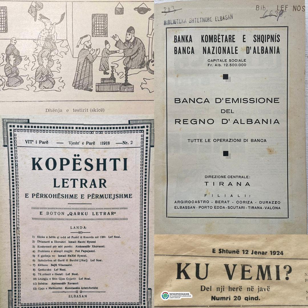 Nga tetori deri në dhjetor 2024, me mbështetjen e Bibliotekës Publike “Qemal Baholli”, Elbasan, Beneta Dhima kontribuoi si #WikimedianinResidence për pasurimin e dijes së lirë në Wikipedia, Wikidata dhe Wikimedia Commons. 

Për më tepër lidhja: bit.ly/428wFdE