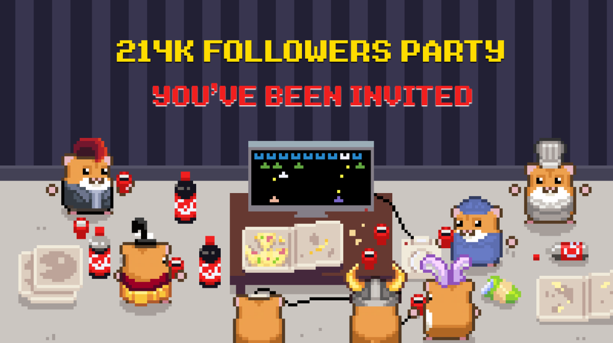 rollercoin_com's tweet photo. 🎉 214K Party: Grab a Slice 🍕

Rollers, we’re thrilled to celebrate hitting 214,000 with you, our amazing fam!
Let’s keep the tradition alive with an epic milestone giveaway. 🥳

Here’s how to join the party:
1️⃣ Follow us
2️⃣ Like + RT this post
3️⃣ Tag a friend in the comments

🎁 What’s up for grabs? In 7 days, we’ll randomly pick one commenter to win 214 RLT! Bonus: If your tagged friend follows us and is registered, they’ll snag 214 RLT too! 🙌

Raise your Coca-Cola glasses, and let’s celebrate together 🥤