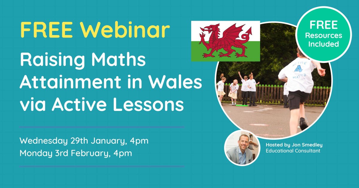 TeachActive's tweet image. Is your Welsh school aiming to boost Maths results this year? 

Join Education Expert Jon Smedley as he reveals how his school achieved top 5% national Maths results. Discover how #ActiveLessons can elevate engagement, confidence, and success. 

🗓️ Wednesday 29th January, 4pm |…