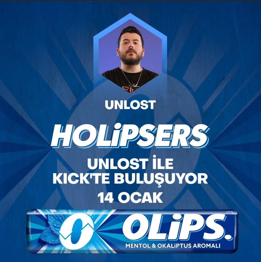 Turnuvam.com (@turnuvamcom) on Twitter photo Holipsers 🎮 <a href="/unlostv/">Cantuğ Özsoy</a> ile buluşuyor!
📅 14 Ocak günü Unlost'un Kick kanalında gerçekleşecek muhteşem canlı yayını kaçırma!
🍬 Şeker tadında bir yayın için 14 Ocak'ta hazır ol! 🎉
#holipsers #ferahlavehareketegeç #turnuvamcom #unlost Holipsers 🎮 <a href="/unlostv/">Cantuğ Özsoy</a> ile buluşuyor!
📅 14 Ocak günü Unlost'un Kick kanalında gerçekleşecek muhteşem canlı yayını kaçırma!
🍬 Şeker tadında bir yayın için 14 Ocak'ta hazır ol! 🎉
#holipsers #ferahlavehareketegeç #turnuvamcom #unlost