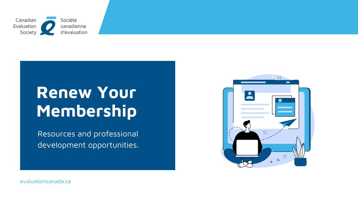 Renew your membership to enjoy access to valuable resources, professional development opportunities, and a vibrant network of evaluation professionals. Stay connected to the premier community in evaluation. 
buff.ly/426p92F 

#CES #evaluation