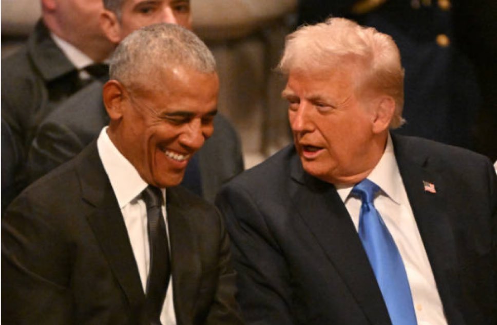 Trump is legitimately the most magnanimous human to ever live.

Obama has done *everything* in his power to not only destroy Trump politically but to raid his home, bankrupt him and throw him in jail for the rest of his life.

Yet Trump can laugh about it.

Pure Christian virtue