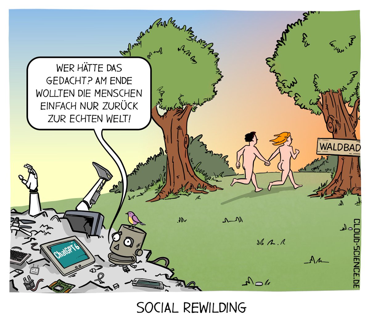 Die exorbitante KI-Nutzung im Internet zeigt scheinbar erste Auswirkungen! Die Menschen sehnen sich plötzlich nach authentischen Verbindungen in der realen Welt – und "Social Rewilding" könnte die Antwort sein. 
#SocialRewilding #Trend #Zukunft
