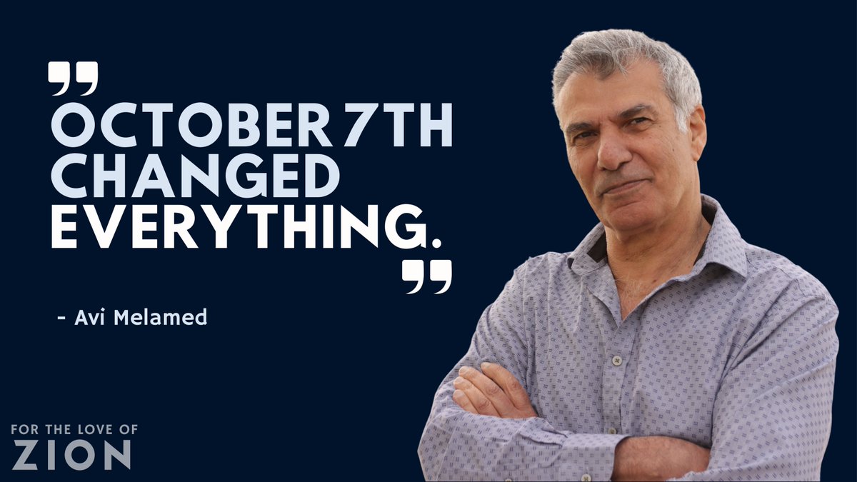 "October 7th changed everything."

What does the aftermath mean for Israel, the Palestinians, and the region?

Avi Malamed, former intelligence officer and leading Middle East analyst, joins For the Love of Zion next Tuesday.

Don’t miss it. Subscribe now 🎧
