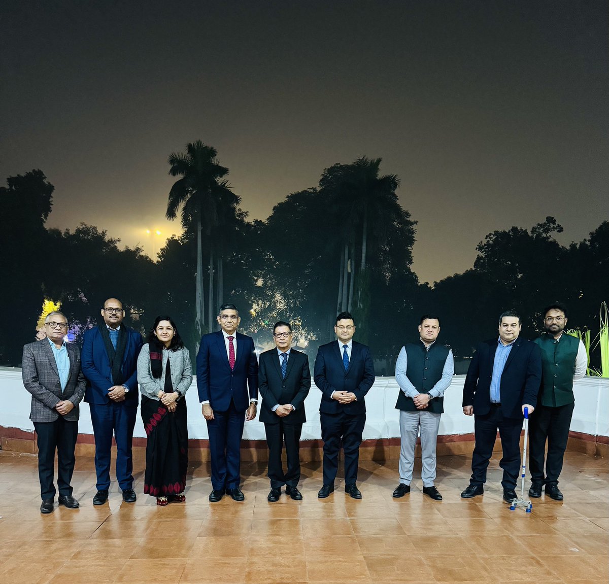 Nepal Embassy, India (@eonindia) on Twitter photo H. E. Dr. <a href="/DrShankarSharma/">Dr. Shankar P Sharma</a> hosted <a href="/AmbMunu/">Amb Munu Mahawar | मनु महावर</a> Additional Secretary and the Northern Division team of the Ministry of External Affairs of India at the Embassy today.
They exchanged views on a wide range of issues including further strengthening Nepal-India relations.
<a href="/MofaNepal/">MOFA of Nepal 🇳🇵</a> H. E. Dr. <a href="/DrShankarSharma/">Dr. Shankar P Sharma</a> hosted <a href="/AmbMunu/">Amb Munu Mahawar | मनु महावर</a> Additional Secretary and the Northern Division team of the Ministry of External Affairs of India at the Embassy today.
They exchanged views on a wide range of issues including further strengthening Nepal-India relations.
<a href="/MofaNepal/">MOFA of Nepal 🇳🇵</a>