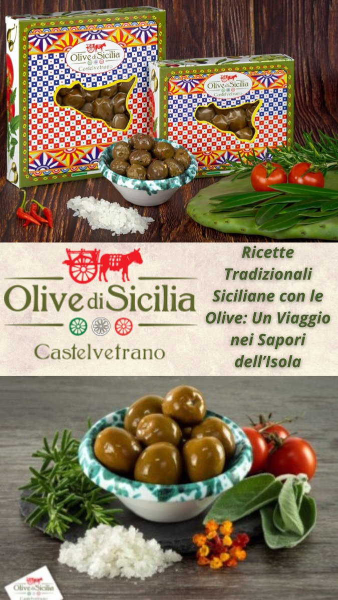 beliceweb's tweet photo. 3 Gustose Ricette di Olive Siciliane da Preparare Oggi Stesso

https://t.co/TKClo3k8iB

Ecco 3 Ricette Tradizionali Siciliane con le Olive, un bellissimo Viaggio nei Sapori dell'Isola.

#oliveSiciliane #olivediSicilia #ricetteOlive #valleDelBelice #nocellara #sicilia https://t.co/BAUmqNV2D6