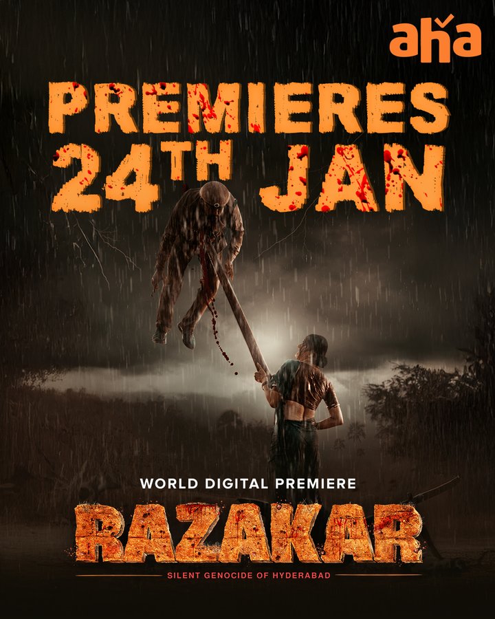 DIGITAL OTT PLATFORM (@digital_ott) on Twitter photo Telugu Film #Razakar Premieres On <a href="/ahavideoIN/">ahavideoin</a> From JAN 24 . .
#RazakarOnAHA #RazakarMovie
#AhaVideo #Aha
Follow ✴️ <a href="/Digital_OTT/">DIGITAL OTT PLATFORM</a> Telugu Film #Razakar Premieres On <a href="/ahavideoIN/">ahavideoin</a> From JAN 24 . .
#RazakarOnAHA #RazakarMovie
#AhaVideo #Aha
Follow ✴️ <a href="/Digital_OTT/">DIGITAL OTT PLATFORM</a>