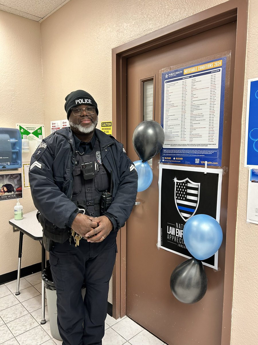 Options High School CIS (@cisclint) on Twitter photo Thank you for putting the community first ! Wishing a very Happy National Law Enforcement Day Officer Thomas ! Thank you for protecting us and the law of the nation ๐ฆ๐๐ฎ๐ปโโ๏ธโค๏ธ๐ค๐ <a href="/SOCORROISDPD1/">SOCORRO ISD POLICE DEPARTMENT</a> <a href="/OptionsHS_SISD/">Options_HS</a> Thank you for putting the community first ! Wishing a very Happy National Law Enforcement Day Officer Thomas ! Thank you for protecting us and the law of the nation ๐ฆ๐๐ฎ๐ปโโ๏ธโค๏ธ๐ค๐ <a href="/SOCORROISDPD1/">SOCORRO ISD POLICE DEPARTMENT</a> <a href="/OptionsHS_SISD/">Options_HS</a>