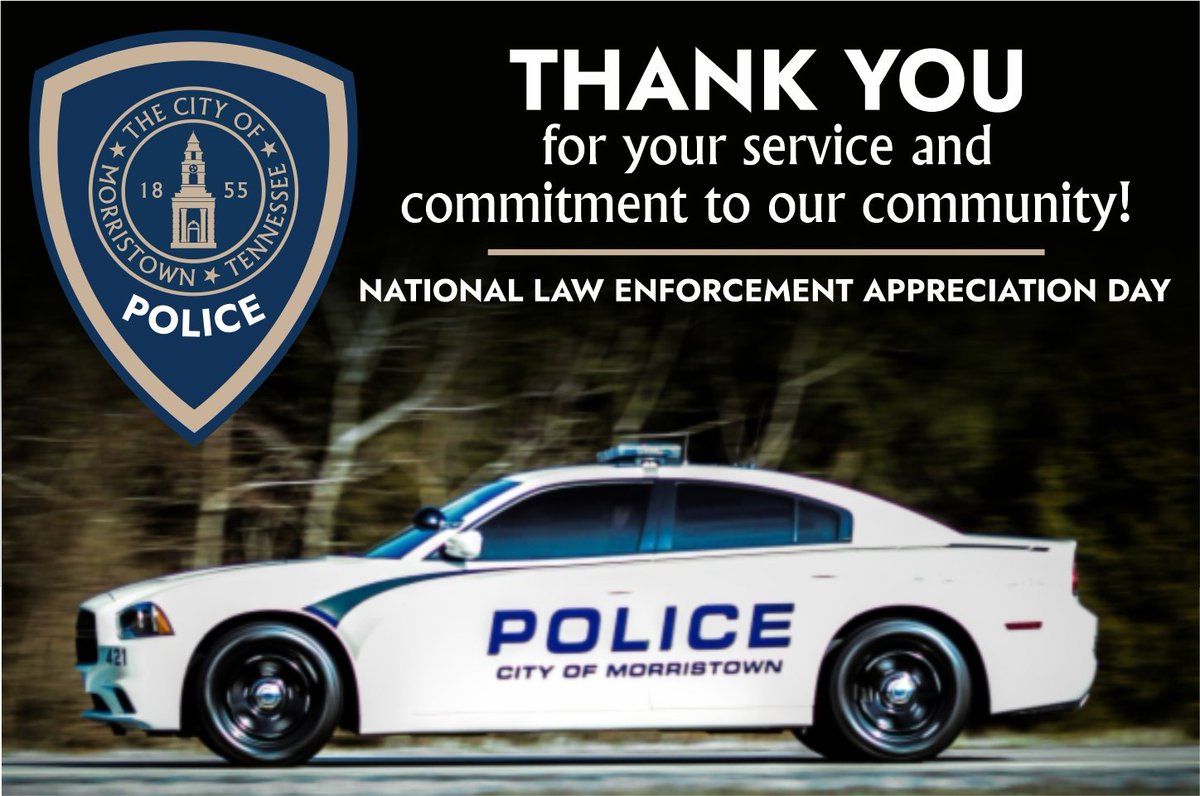 Today is National Law Enforcement Appreciation Day. The City extends our sincere thanks to all our local law enforcement officers for their dedication to serving and protecting our community.