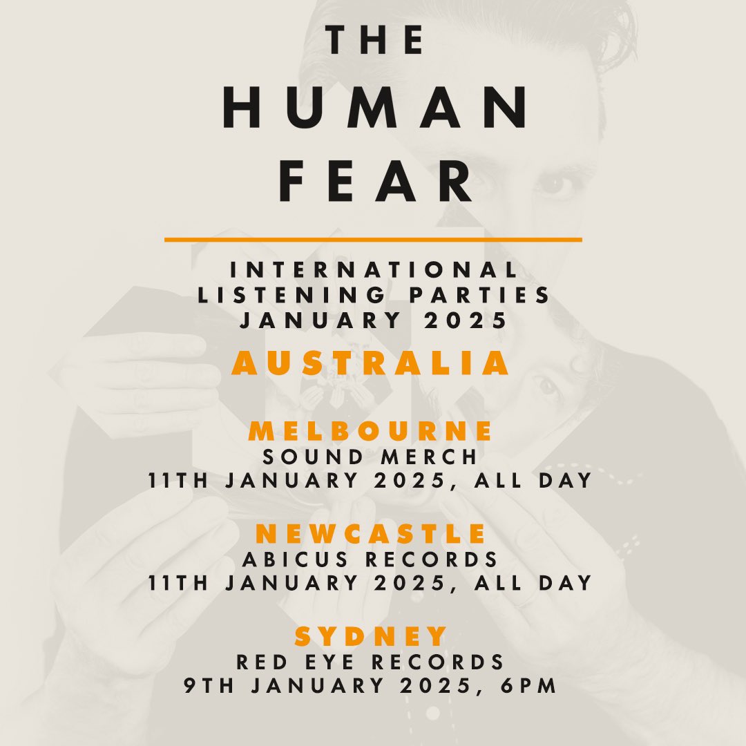 Franz_Ferdinand's tweet photo. Enjoy an exclusive album listening session for The Human Fear in your local city tonight. https://t.co/YTz2eOmvcW