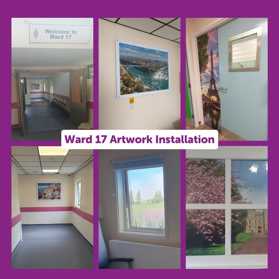 Ward 17 is one of our Dementia care wards at Wexham Park Hospital. Our arts programme rejuvenated the area with landscape scenes &amp; floral motifs.
The feedback has been overwhelmingly positive...
Want to read more? Visit our website: bit.ly/3BSAqcq