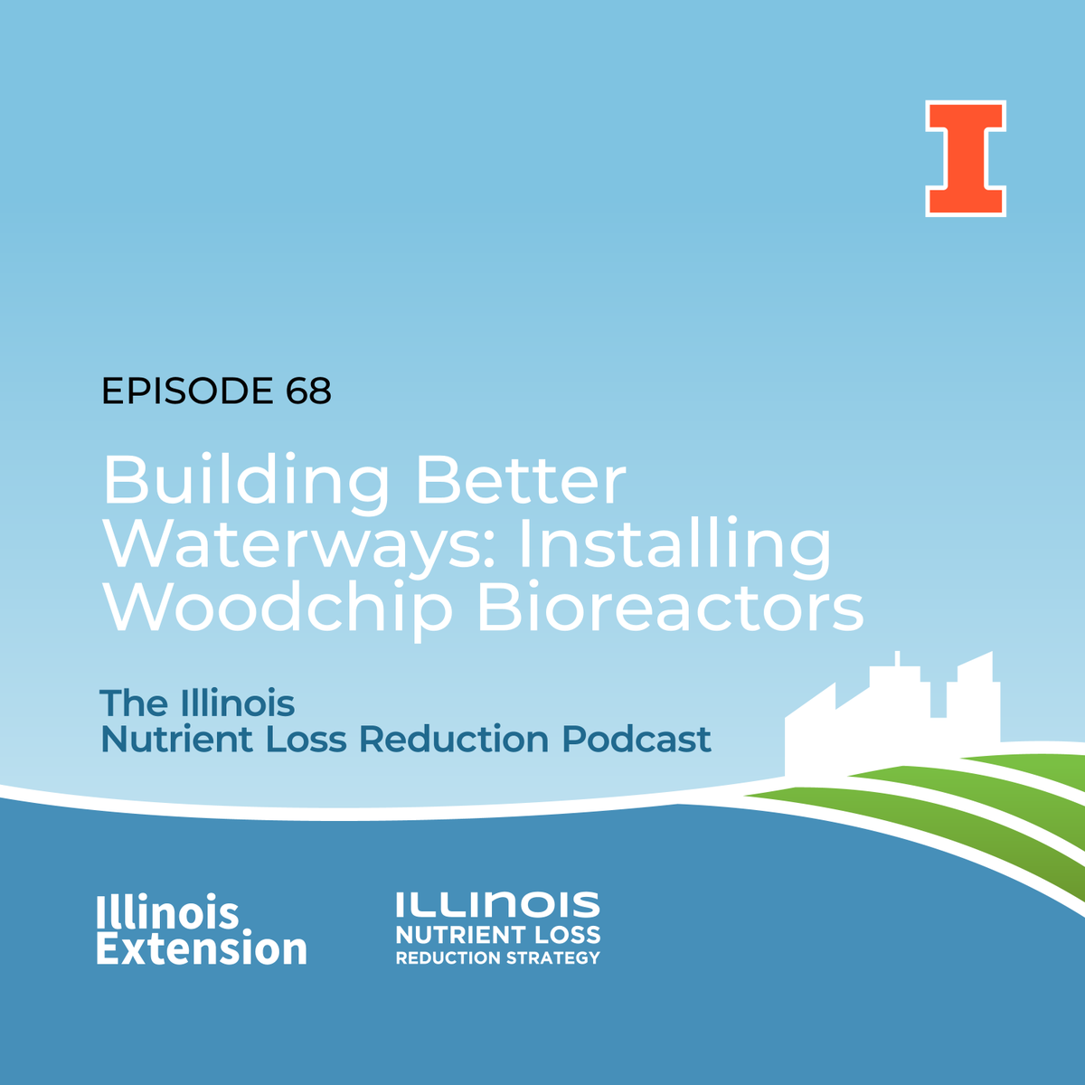 Woodchip bioreactors are one edge-of-field practice that can be utilized to capture nitrates leaving a field through tile drainage. Learn more about this process on our latest podcast.  go.illinois.edu/episode_68