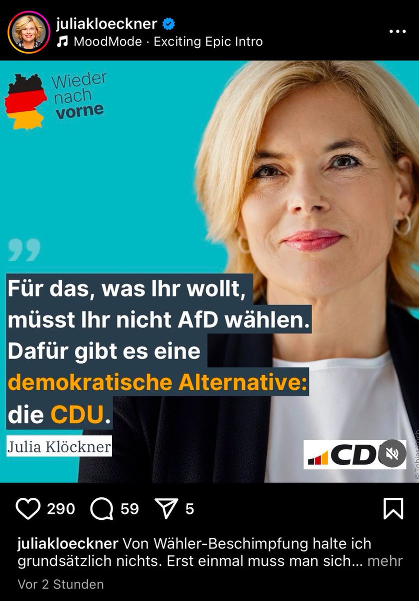 IreneMihalic's tweet photo. Man kann nicht eine inhaltliche Übereinstimmung mit der #AfD betonen und sich gleichzeitig von ihr abgrenzen. Wenn das der Weg der #CDU ist, dann hat sie aus Österreich nichts gelernt. #BTW25 https://t.co/dwUHkKgCw3