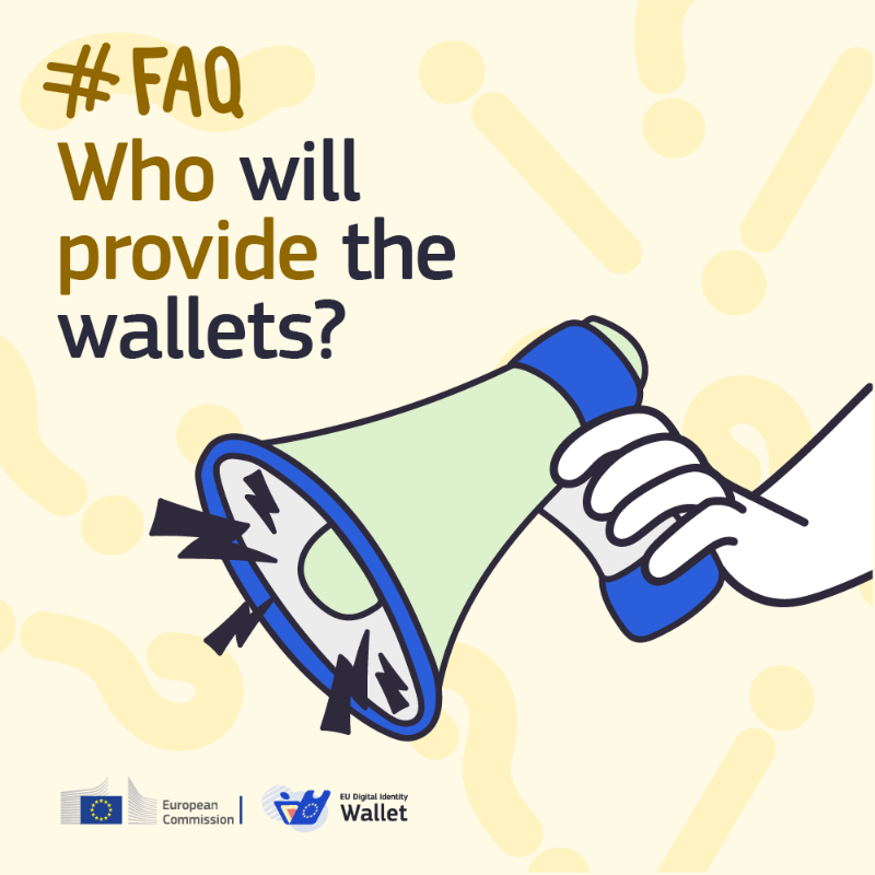 EUdigitalID's tweet photo. Member States have the choice to offer the wallets to their citizens and residents themselves, mandate another organisation with the provision, or recognise an independent provider. The offer may differ by Member State.

👇 Visit our FAQ for more: