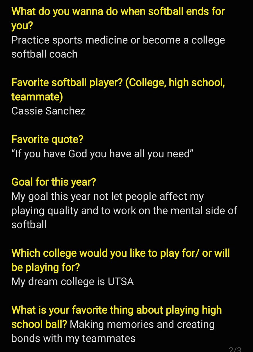 This morning we introduce a great pitcher and IF from Chapin HS, Alyssa Peña! Good luck this season kid! 

#ONECITYONETEAM #rEPresent
