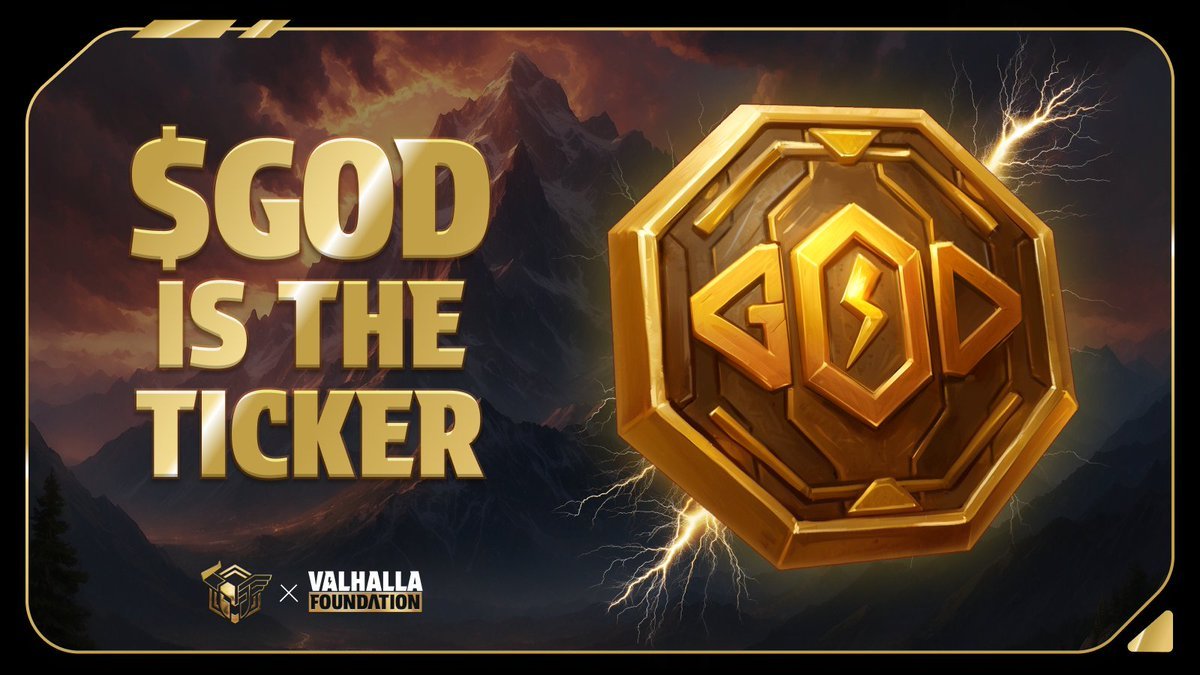 Chamán Pirate $GOD 🇦🇷 (@crypto_chaman) on Twitter photo $GOD is coming down to earth from Valhalla, and you don´t wanna miss it.
Will easily be at $0,5 and will probably reach $1 pretty soon.
Do yourself a favor and go check <a href="/ValhallaFdn/">Valhalla Foundation</a>. You may already have some thunder for holding stuff. $GOD is coming down to earth from Valhalla, and you don´t wanna miss it.
Will easily be at $0,5 and will probably reach $1 pretty soon.
Do yourself a favor and go check <a href="/ValhallaFdn/">Valhalla Foundation</a>. You may already have some thunder for holding stuff.