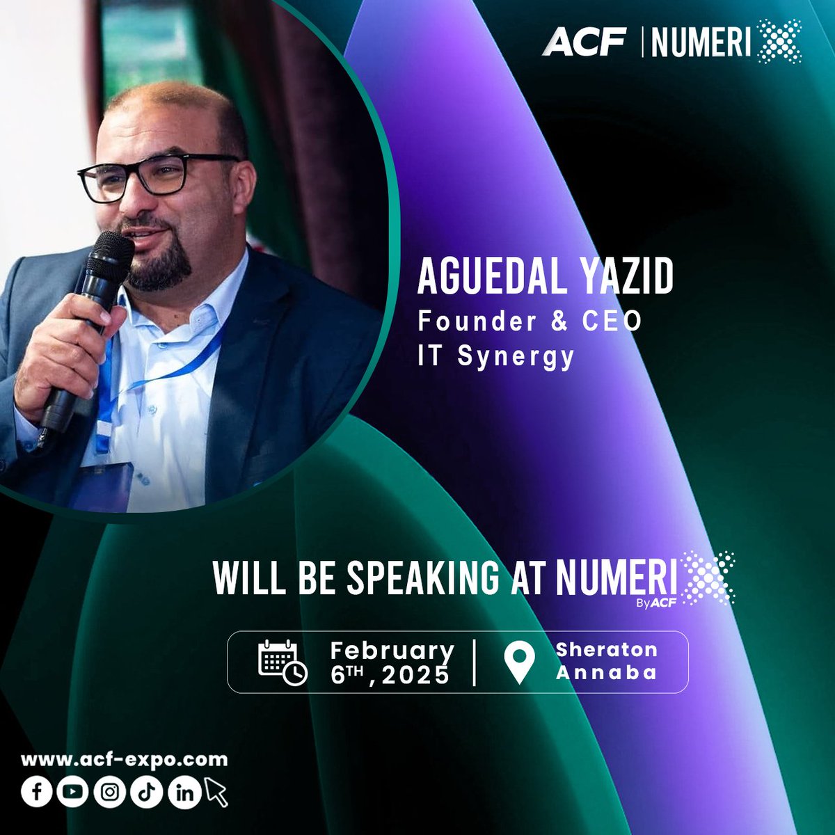 ACF_expo's tweet photo. #Yazid_aguedal will be speaking at #Numerix_by_acf https://t.co/0uwUY0Y6jd