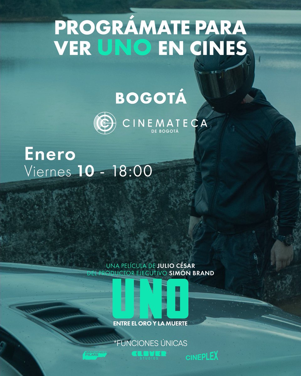 CloverStudios__'s tweet photo. Seguimos en funciones especiales.

Este fin de semana podrás ver UNO en sus respectivas salas en Medellín y en Bogotá.
Te esperamos!

#UNOentreeloroylamuerte #UNO #UNOpelicula #CloverStudios #CloverOnSet https://t.co/IKM2f6UGwD
