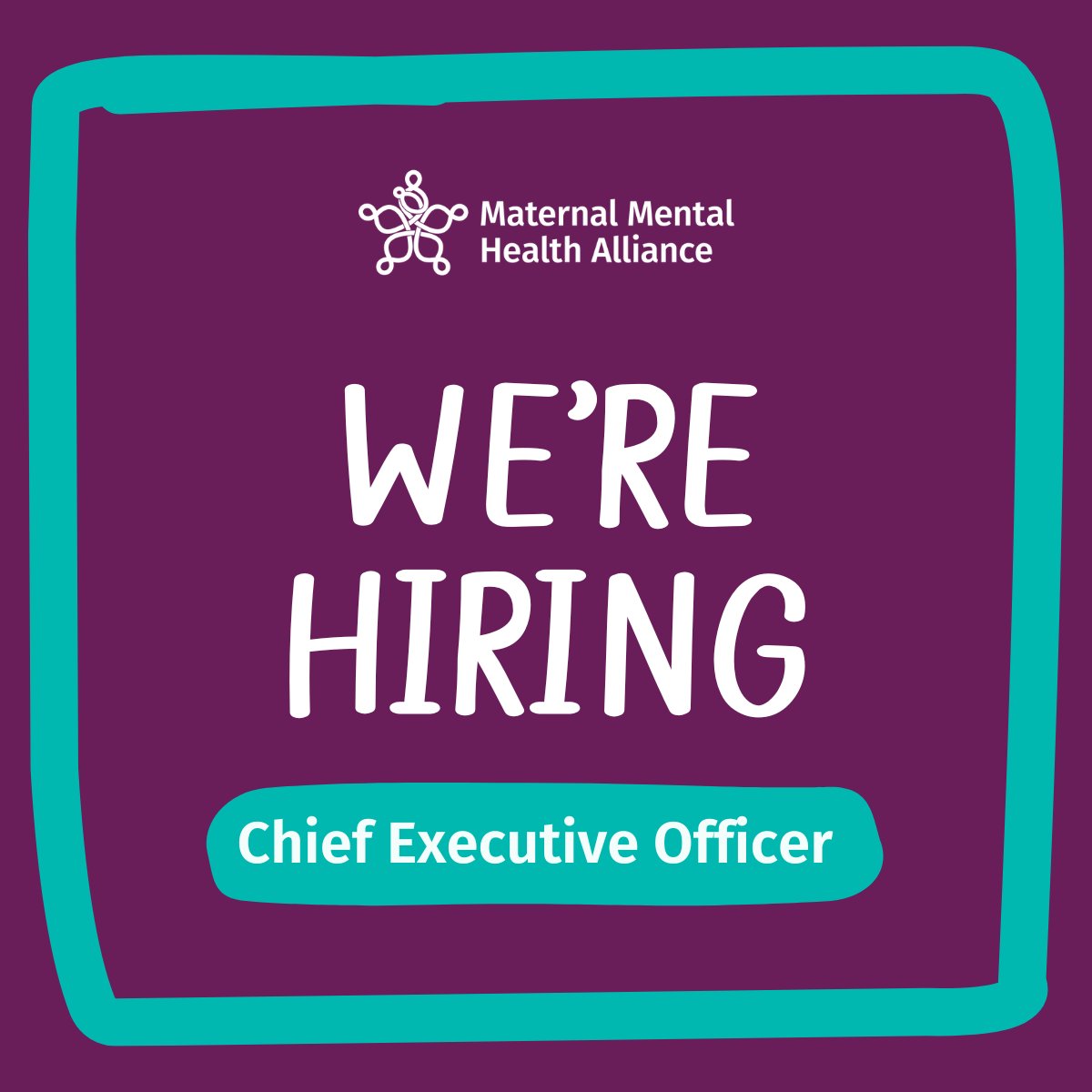 The Maternal Mental Health Alliance is seeking an inspiring new Chief Executive.

If you share our passion for improving the mental health of new and expectant parents and want to find out more about the role, visit maternalmentalhealthalliance.org/about-us/jobs. #CharityJob #MaternalMentalHealth