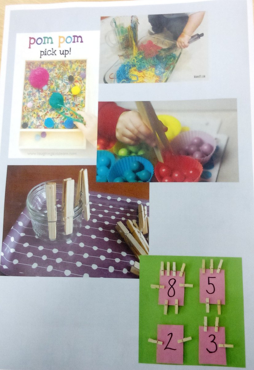 Happy new year! <a href="/Topcliffeschool/">Topcliffe Primary</a> Our new skill for January is using tweezers and pegs to strengthen hands and fingers. There are lots of fun and engaging ways this can be practiced. Please share any at home practice with your child's teacher on class dojo 🤩