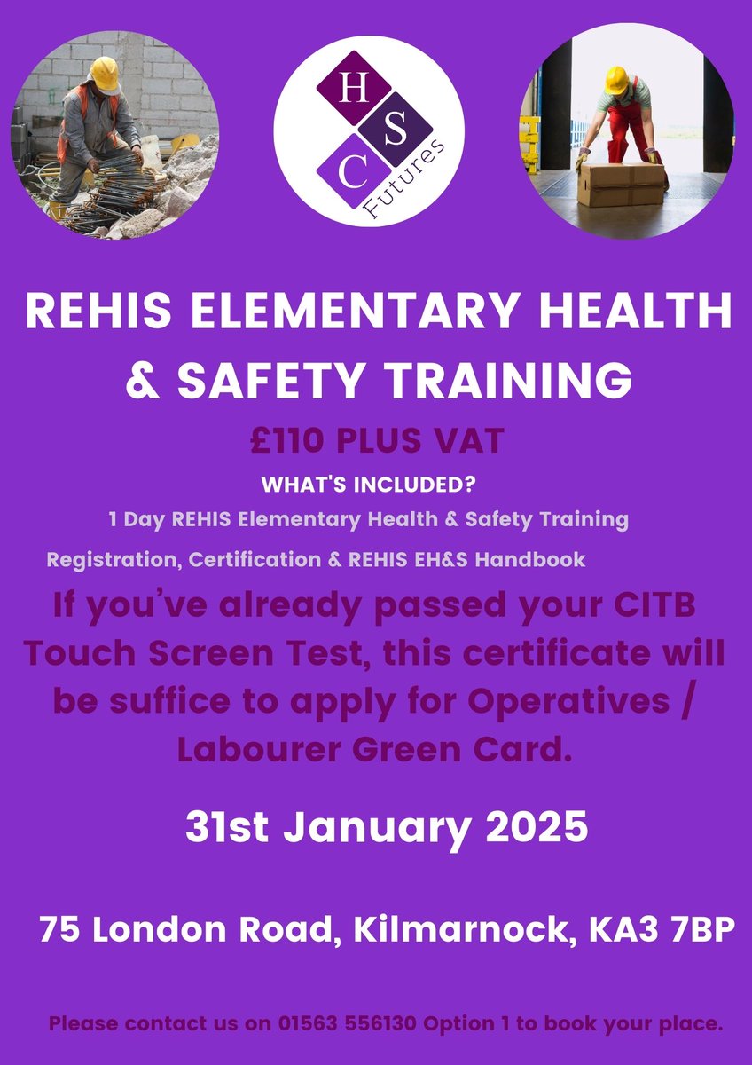 REHIS ELEMENTARY HEALTH  &amp; SAFETY TRAINING