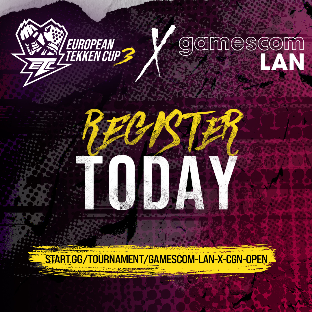 European Fighters, there's still time to register for the #ETC3 LCQ!  

Get ready to rise up for the very first Last Chance Qualifier in the European #TEKKEN Cup, where the top 2 challengers will qualify 🤜📷 

Register today: bit.ly/4024zxG