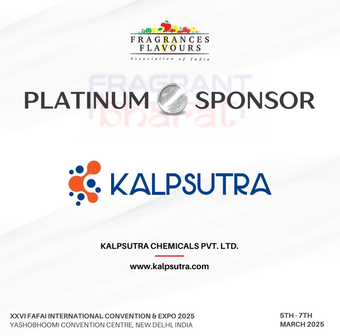 FRAGRANCES AND FLAVOURS ASSOCIATION OF INDIA tweet media