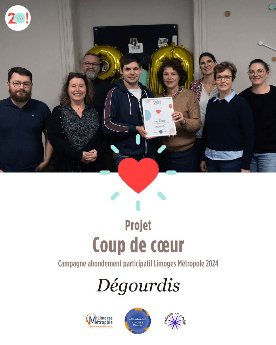 ❤️ E2S a son coup de cœur ! ❤️

Partenaire de l’appel à projet <a href="/jadopteunprojet/">J'adopte un projet</a> de <a href="/LimMetropole/">Limoges Métropole</a>  nous soutenons un projet coup de cœur à hauteur de 2 000 € !

Nous avons eu le plaisir de remettre notre prix au projet Dégourdis ! 
Pour les soutenir : 
jadopteunprojet.com/decouvrez-les-…