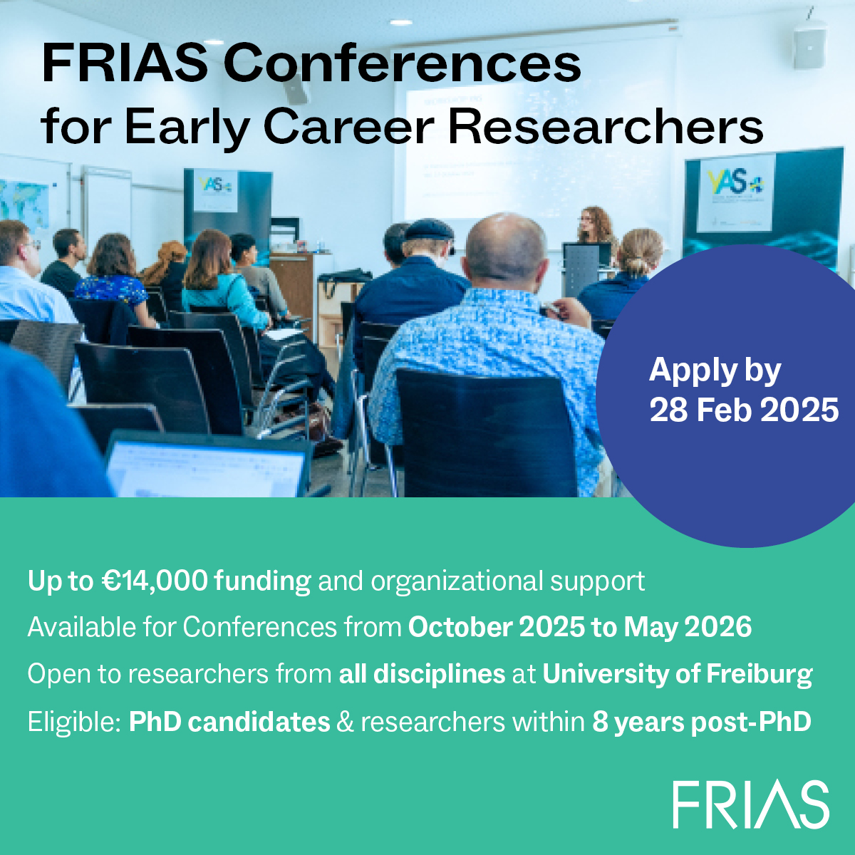Freiburg Institute for Advanced Studies (FRIAS) (@frias_ufreiburg) on Twitter photo Are you #PhD Candidate or #PostDoc <a href="/UniFreiburg/">UniversitÀt Freiburg</a> ? Are you interested in organizing a conference at FRIAS on a scientifically relevant topic in collaboration with other researchers? If so, we invite you to explore our #CfA:
uni-freiburg.de/frias/open-cal⊠Are you #PhD Candidate or #PostDoc <a href="/UniFreiburg/">UniversitÀt Freiburg</a> ? Are you interested in organizing a conference at FRIAS on a scientifically relevant topic in collaboration with other researchers? If so, we invite you to explore our #CfA:
uni-freiburg.de/frias/open-calâŠ