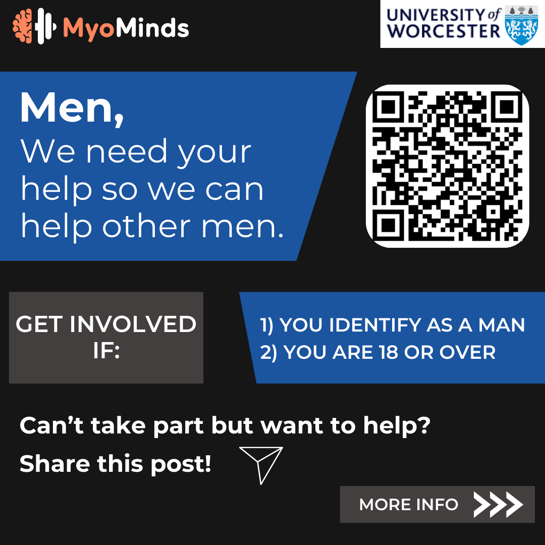 FREEDfromED's tweet image. 🚨 Calling all men! 🚨

We need your help to improve mental health support for men struggling with eating, exercise, and body image concerns. Your input can guide the creation of resources to make a difference.

👉Take part here: app.onlinesurveys.jisc.ac.uk/s/ucw/brainsto…