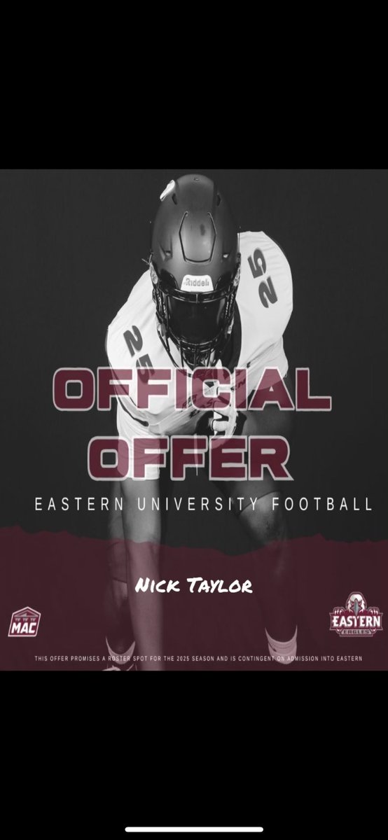 Nick Taylor (@nick_taylor66) on Twitter photo Very excited to announce I have received my 2nd college offer to eastern university! <a href="/coach_leach5/">Coach_Leach</a> <a href="/CoachScottEU/">Colin Scott</a> Very excited to announce I have received my 2nd college offer to eastern university! <a href="/coach_leach5/">Coach_Leach</a> <a href="/CoachScottEU/">Colin Scott</a>
