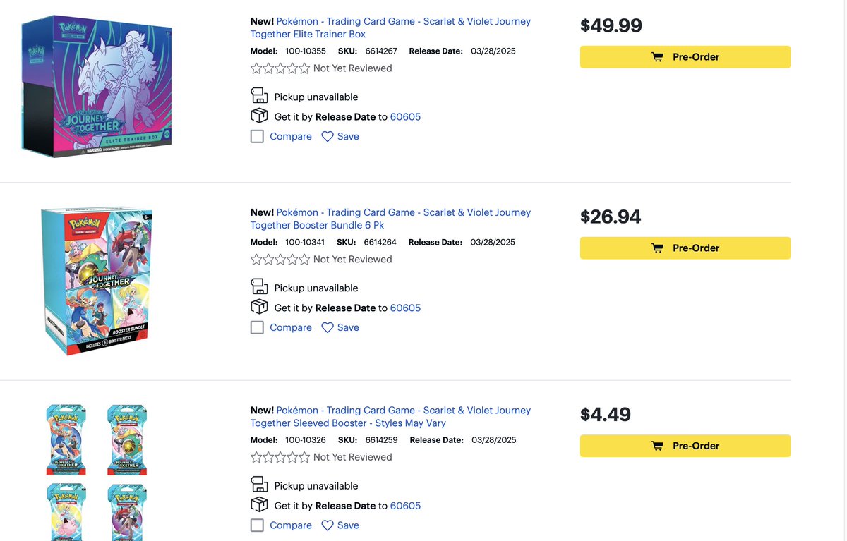 best buy journey together booster box Pokemon SV9 Scarlet & Violet Journey Together Booster Bundle (2-Pack)