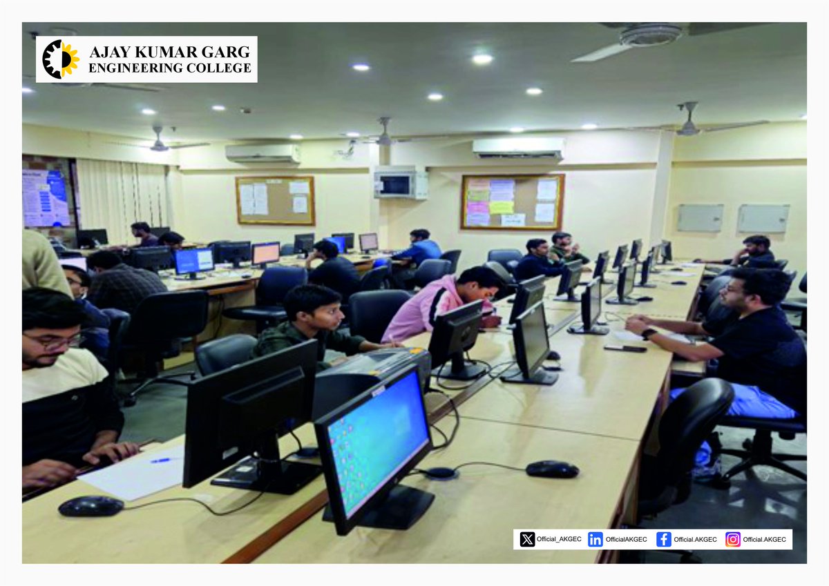 Official_AKGEC's tweet image. The Department of CSE at AKGEC, through its ACM Student Chapter, hosted the "Hour of Code" competition with 62 participants excelling in C, C++, and Java. Winners earned prizes and certificates! #AKGEC #codingcompetition
