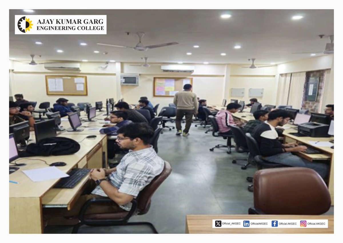 Official_AKGEC's tweet image. The Department of CSE at AKGEC, through its ACM Student Chapter, hosted the "Hour of Code" competition with 62 participants excelling in C, C++, and Java. Winners earned prizes and certificates! #AKGEC #codingcompetition