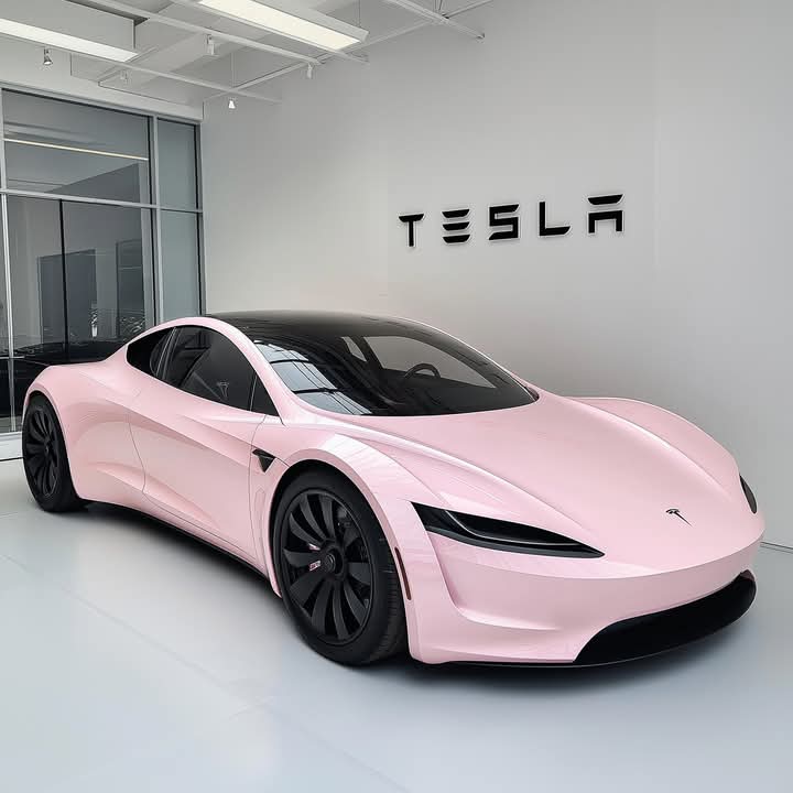 Tesla purple barbie.