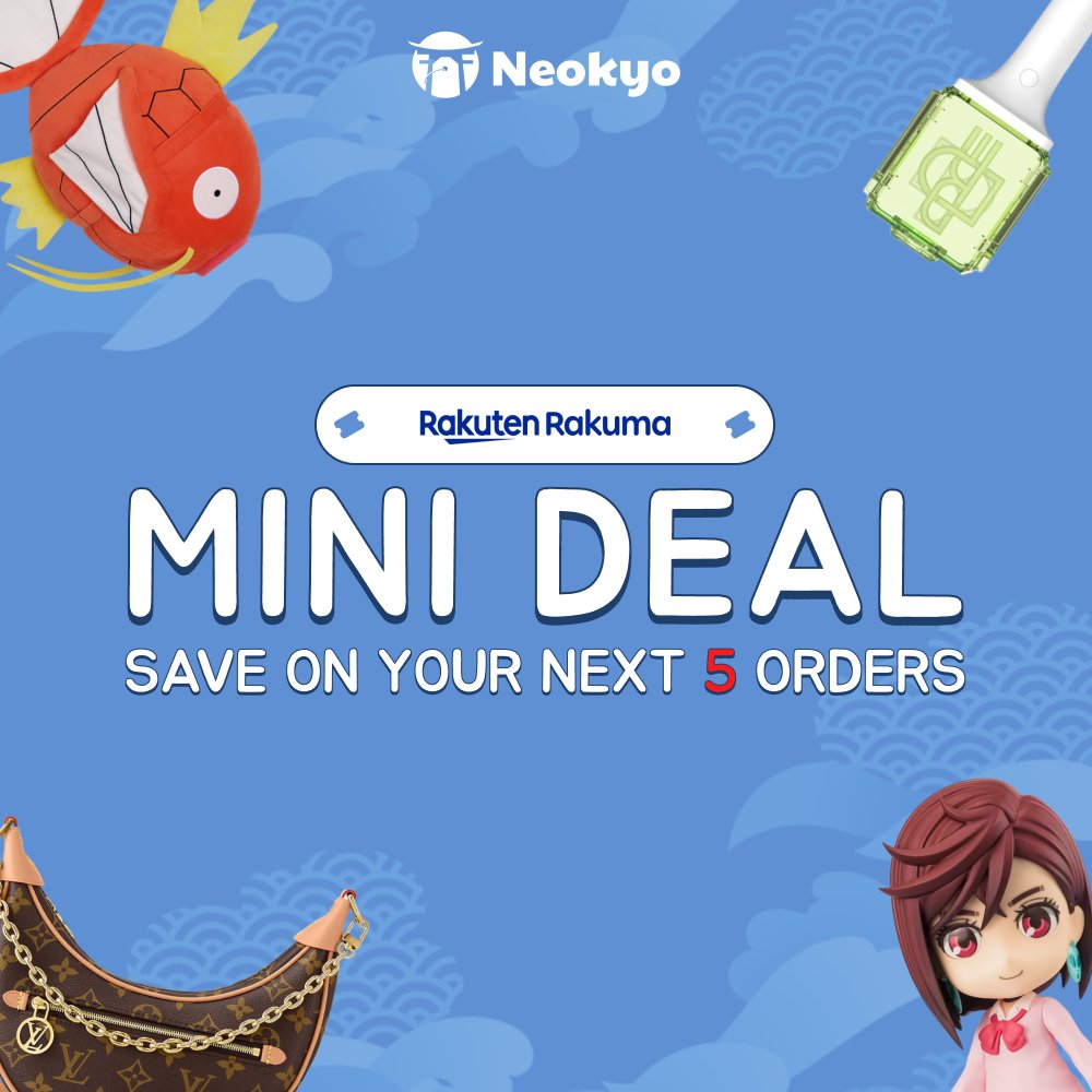Neokyo_en's tweet image. Fresh Rakuma coupons just dropped! Save on your next 5 orders until January 10th, 23:59 JST

🛍️SHOP NOW: ad.neokyo.com/twitter-promo

#neokyo #shopjapan #japanproxy