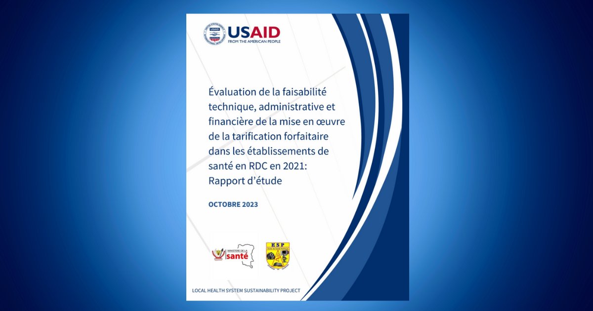 LHSS Project (@lhssproject) on Twitter photo How can health facilities in the Democratic Republic of Congo improve financial management and patient satisfaction?  
Our new report examines the technical, administrative, and financial aspects of implementing TAFO across 5 provinces. With detailed analyses, lessons learned, How can health facilities in the Democratic Republic of Congo improve financial management and patient satisfaction?  
Our new report examines the technical, administrative, and financial aspects of implementing TAFO across 5 provinces. With detailed analyses, lessons learned,