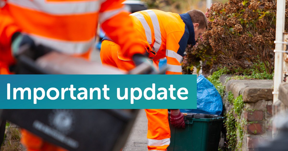 We are aware that some parts of the city are experiencing delays with their recycling collections. We apologise for the disruption caused and we appreciate residents’ commitment to recycling and waste reduction in the city and we’re working extremely hard to catch up. 1/4