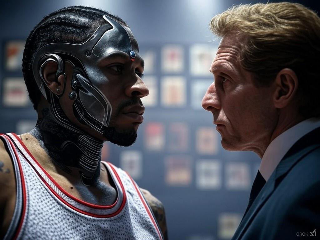 Ai03Real's tweet photo. Me &amp; my brother are willing to take you two on a two man.

I am an NBA HOFer &amp; he is just a freaky old white man.

He will pay for it.

The Real AI. https://t.co/nCeUt8D4p9