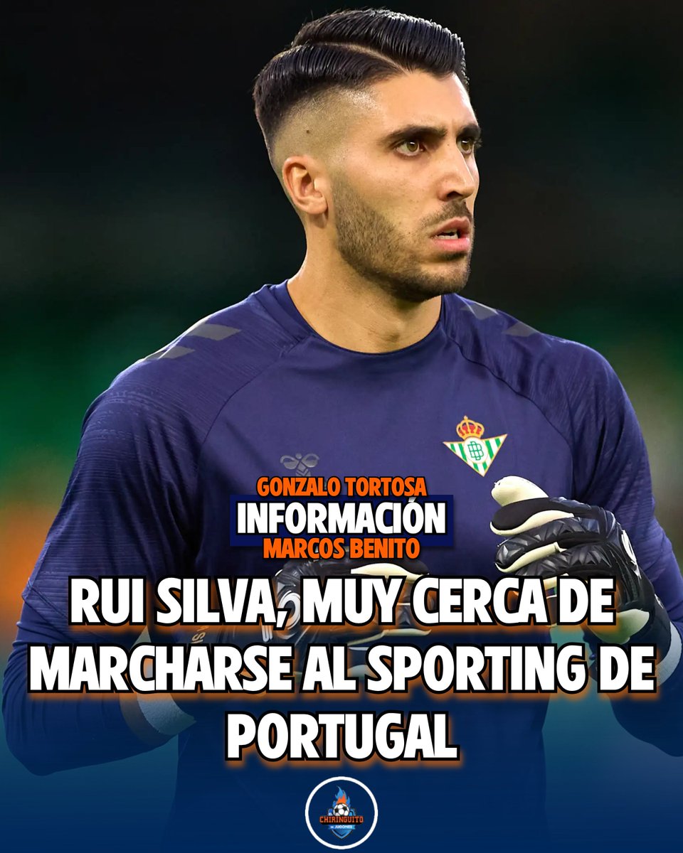 elchiringuitotv's tweet photo. 🚨 ¡Rui Silva, muy cerca de marcharse al Sporting de Portugal! 🚨

💰 El Betis ingresará 3.5M€ más variables y el portero firmará por 3 temporadas.

ℹ️ @GonzaloTortosa y @marcosbenito9. https://t.co/9b9krkdmG9