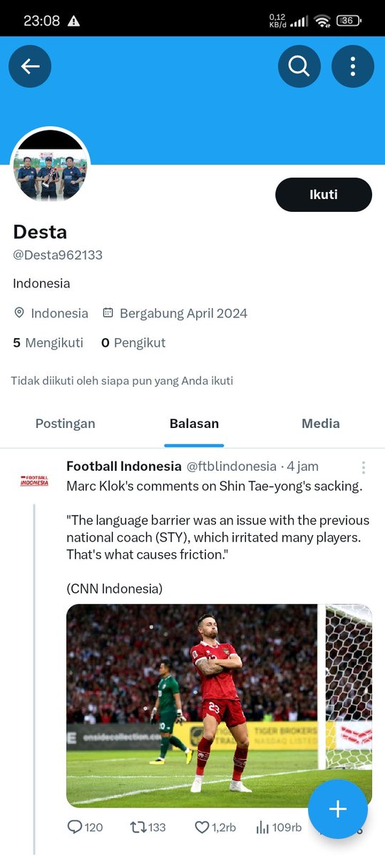 SepatuKacaKiri's tweet photo. @Desta962133 Oh kaya gini akun buzzer. isi tweet nya bola semua. Mana sama lagi di berbagai akun di samperin. :)
Gini amat ngebangun brandingnya. https://t.co/M4tCEfpLqJ