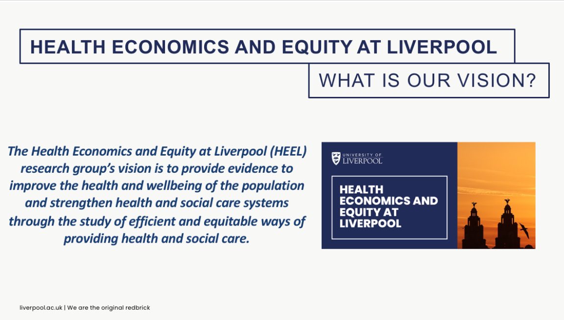 Health Economics and Equity at Liverpool (HEEL) tweet media