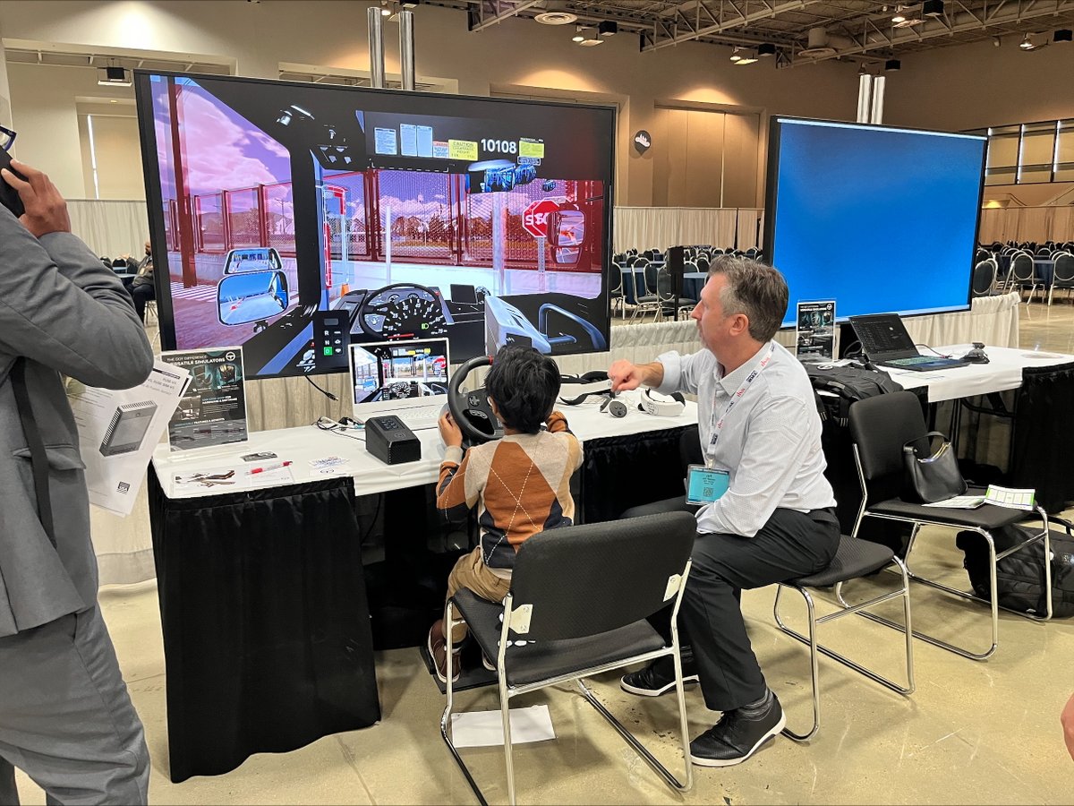 MassDOT's tweet image. This week #MassDOT employees participated at the Transportation Research Board Annual Conference. We engaged participants at the conference to spend up to 20 mins in someone else's shoes at the Empathy at the Intersection exhibit to #TRBAM!