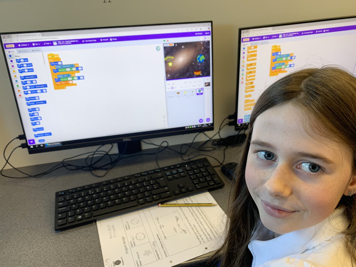 latimerprimary's tweet image. After several lessons looking at other games, it was time to start creating our own using algorithms. Can you catch the falling star and get points before the timer runs out? 🌟 
#ClassVL
#LatimerComputing