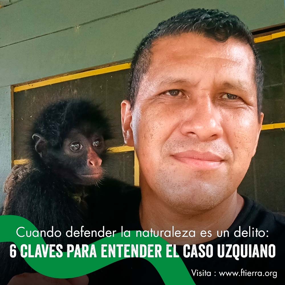 FundacionTIERRA's tweet photo. SEIS CLAVES PARA ENTENDER EL CASO UZQUIANO 
La destitución de Marcos Uzquiano ha causado un gran revuelo. Su caso revela la compleja situación en la que se ponen los defensores del medio ambiente.
Nota aquí ⬇⬇⬇
https://t.co/Oo2gLh05Ux https://t.co/PmuhFOPs4L