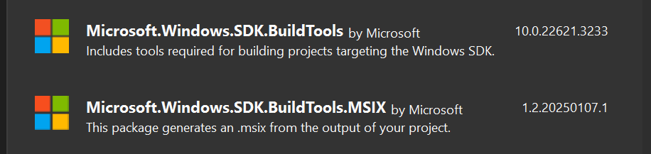 We just published the 1.2 release of the single-project MSIX tooling! This includes fixes for WAP projects (some PRI resources were being missed), support for creating MSIX bundles, and more! It'll be used out of the box by the UWP on .NET 9 tooling as well 🚀
#windowsdev #dotnet