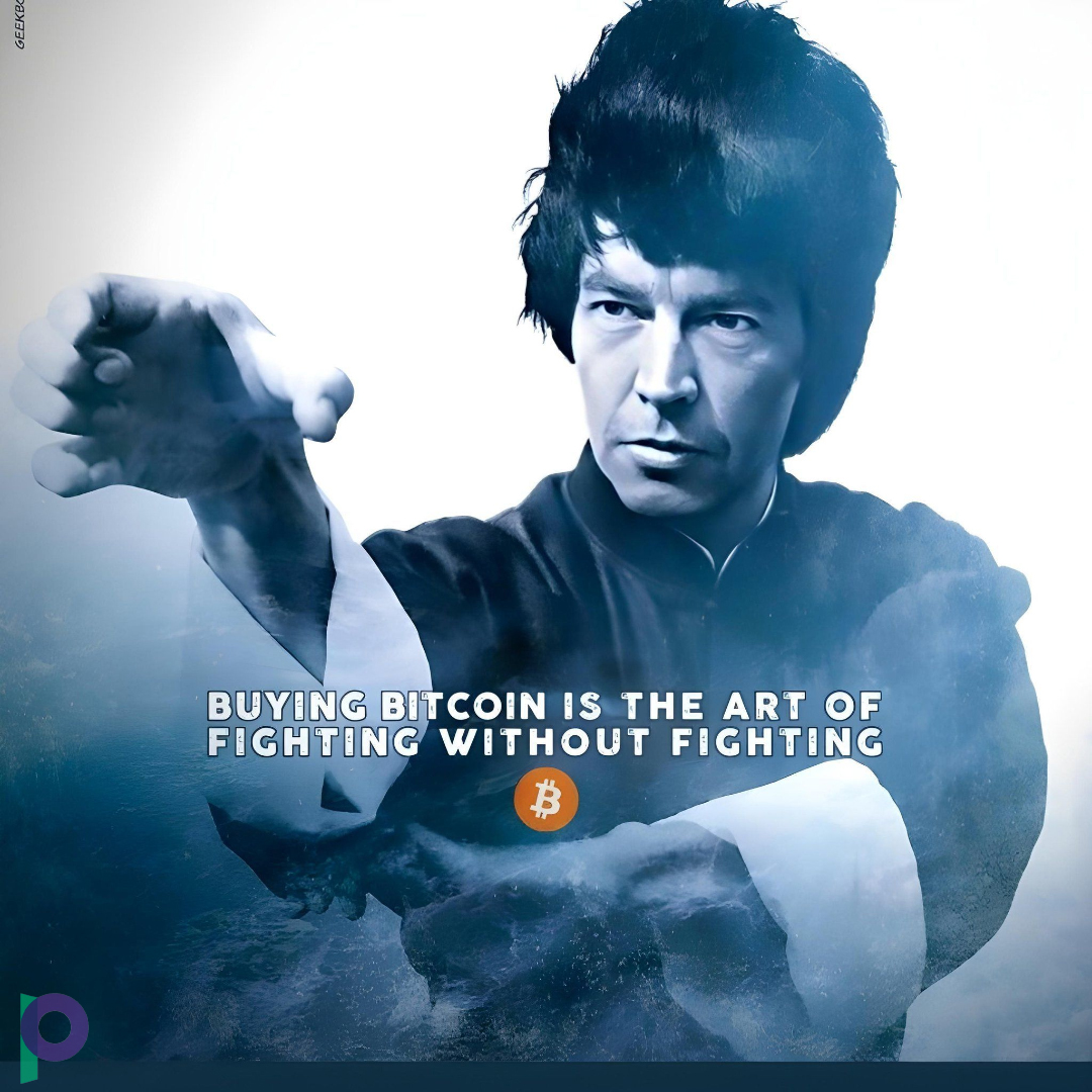 Buying #Bitcoin is the art of fighting without fighting.